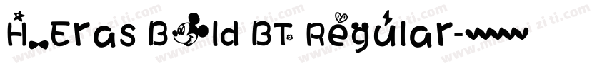 H_Eras Bold BT Regular字体转换